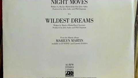 Marilyn Martin - "Wildest Dreams"