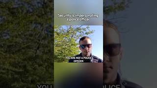 This HOA security is impersonating a cop (Via:dale robertson/tt) #shorts