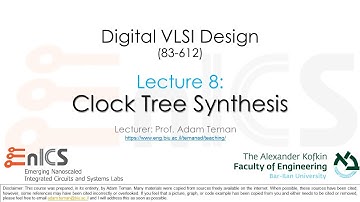 DVD - עברית Lec 8a: Clock Tree Synthesis (CTS)