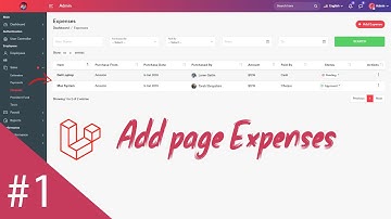 Add page Expenses in Sales in Laravel 9 HR | System Management