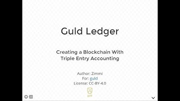 Guld Ledger - Triple Entry Accounting, Ledger-cli, The blocktree hash tree - Guld Ledger File Format