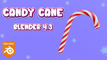 Create a Candy Cane in Blender in Just 2 Minutes!