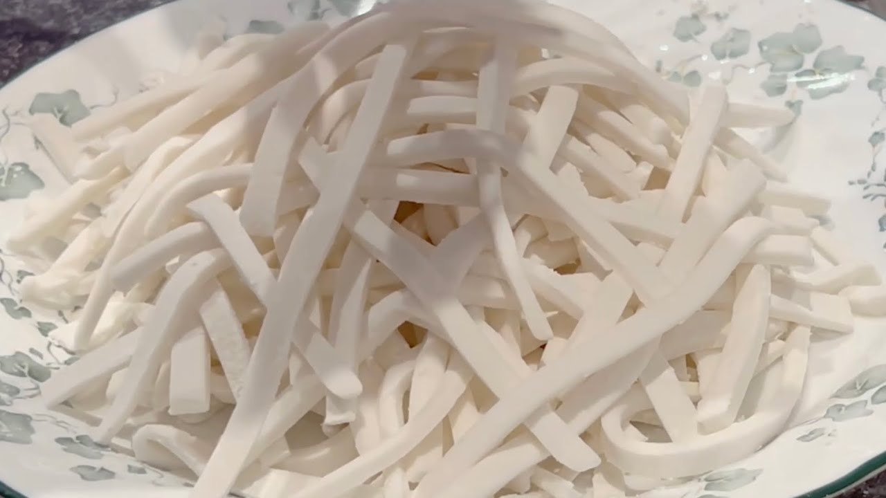 Cách Làm Bánh Canh Bột Gạo Xắt Cấp Tốc #ngocquachusa