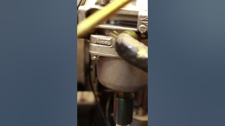 Simple Check On A Surging Carburetor #baldeagle242