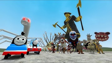 ALL THOMAS VS ALL DARK DECEPTION CHAPTERS 1-4 NPCs in Garry