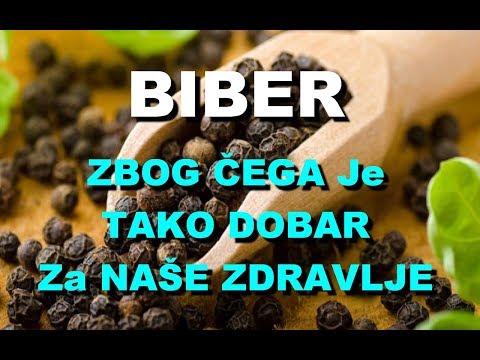 Video: Crni Biber Za Mršavljenje