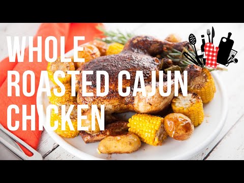 One Pot Easy Cajun Whole Roasted Chicken Recipe