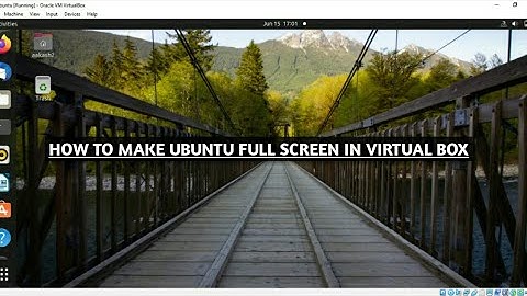 How To Make Ubuntu Full Screen in VirtualBox | Install Insert Guest Additions CD image in ubuntu.