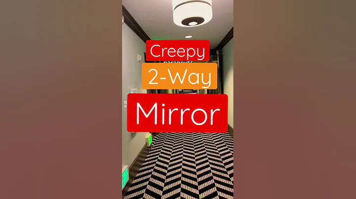 Creepy 2 Way Mirror In A Strange Hotel In Portland