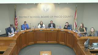 Pasco County School Board Workshop- July 28, 2026