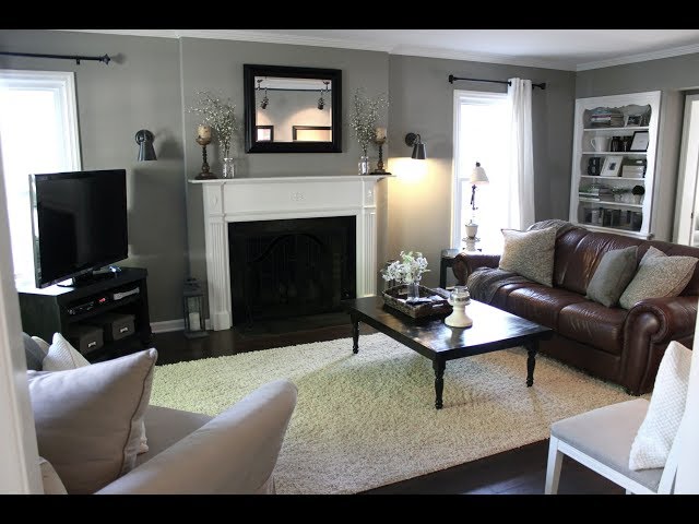 Brown And Grey Living Rooms You