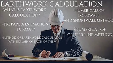 earthwork calculation explain/calculation by longwall & Shortwall method and center line method /nep