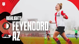 Highlights Feyenoord V1 - AZ | Azerion Vrouwen Eredivisie | 2023-2024