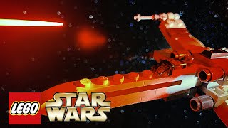 LEGO 30654 X-wing speed build (stop motion)