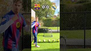 BARCA VS REAL CHALLENGE!😱