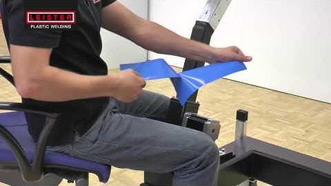 Leister Tutorial | Starting a Test Weld Using you Leister SEAMTEK 36