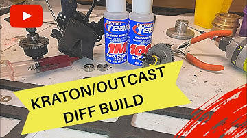 Arrma Kraton / Outcast diff build with shimming and surprise pin mod