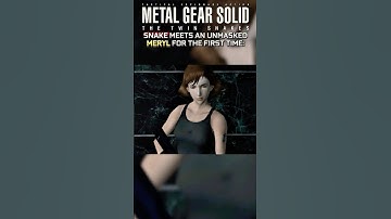 Meryl Gets the Drop on Solid Snake! #shorts #gaming #metalgearsolid #mgs #cinematic #mgsdelta #edit