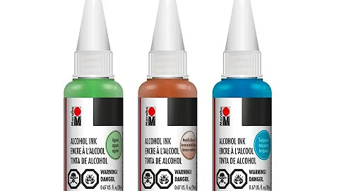 Cool features of the Marabu Alcohol Ink bottles!