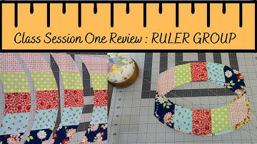 Double Wedding Ring Quilt (Strip method) *Watch second*