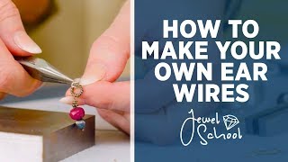 Jewelry Making Basics 4 – Five Ways To make Ear Wires – Crystals