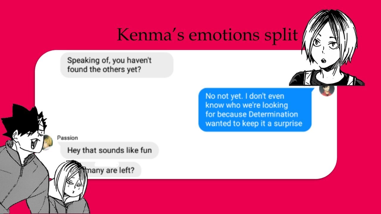 Kenma’s emotions split?? (KuroKen) | haikyuu texts