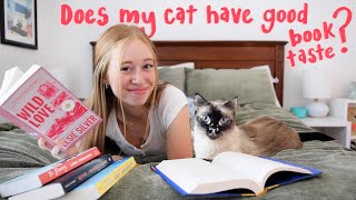 My Cat chooses the Books I read for a Week!! 🐱📖✨