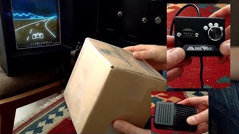 The MiniVex foot pedal for the Vectrex