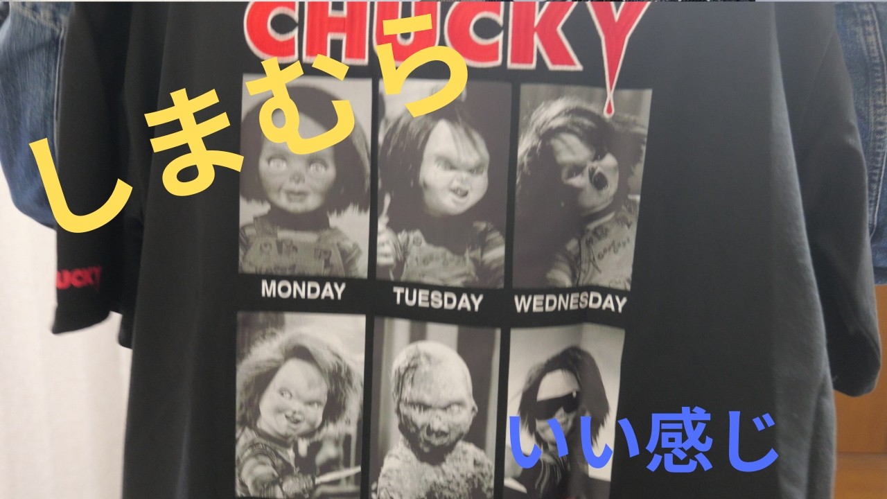 しまむらのT シャツがアメリカンな感じで良かった