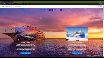 My CS50 Final Project - The Cruise Hub