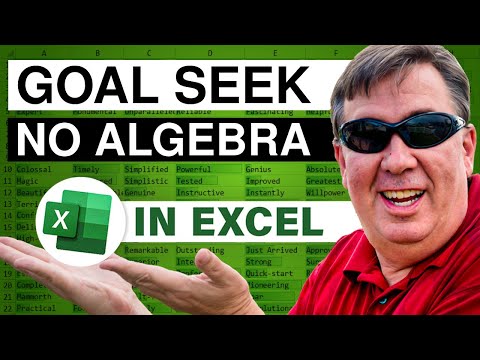 Goal Seek Replaces Algebra - 2283