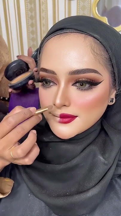 PROSES MAKEUP CANTIK ADELA HADDAD #shorts