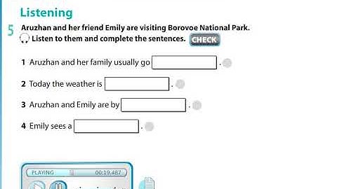 excel 5 grade module 9c ex 5 page 115 listening