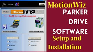 MotionWiz Parker drive Software Setup and Installation screenshot 4