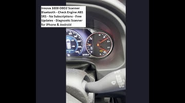 Innova OBD2 Scanner Bluetooth Check Engine Light ABS SRS No Subscriptions FREE Updates
