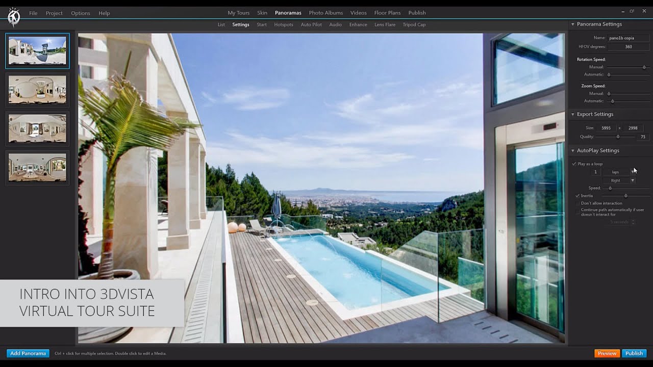 3dvista Virtual Tours 360º Video And Vr Software
