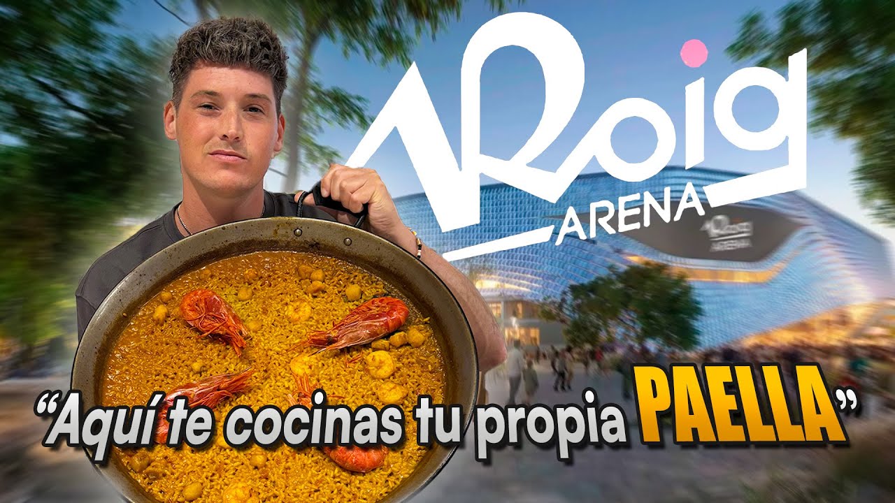 La ARROCERÍA SECRETA del ROIG ARENA de VALENCIA con VISTAS A LA PISTA PRINCIPAL 🥘🤫