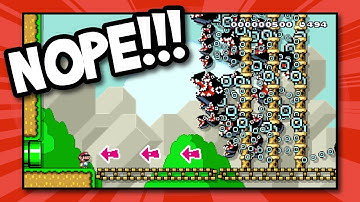 Super Mario Maker - These Pipes Make No Sense!!! Funny Level