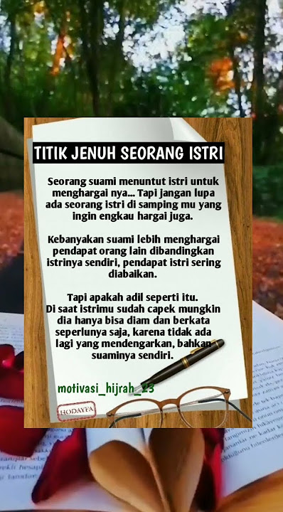 Titik jenuh seorang istri #islamicstatus #video #videoquotes