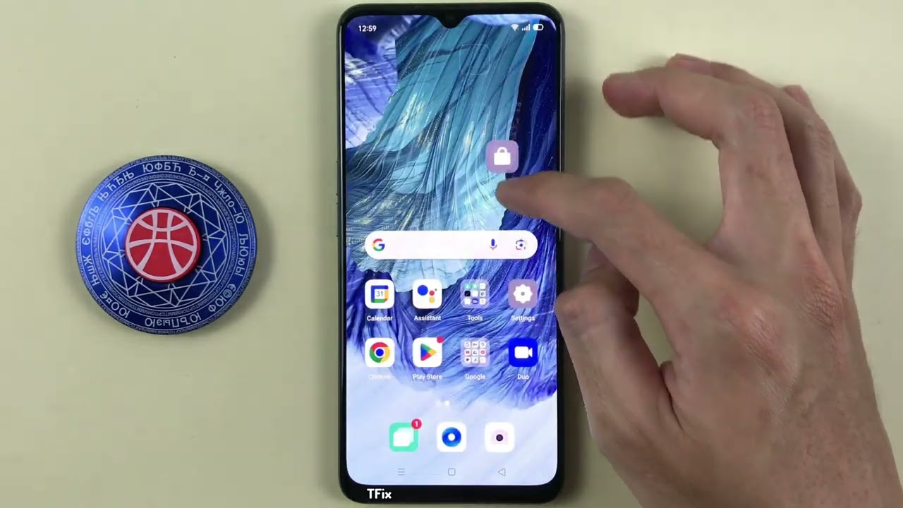 Приложение для блокировки экрана одним касанием на OPPO A73 Android 10