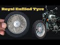 How to make Mini Bullet Tire 🛞 and Rim |  Royal Enfield bullet tyres DIY | Tubeless &amp; no need Air