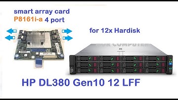 smart array controller P8161i-a/4GB 4 Port sas on DL380 G10