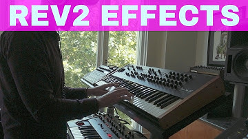 DAVE SMITH INSTRUMENTS REV2 EFFECTS DEMO ~ Delay, Reverb, Distortion, etc.