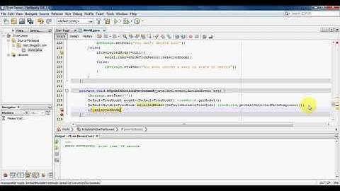 Java Swing Tutorial 10 JTree Update node text