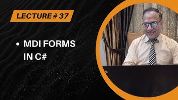 C# Windows Programming [Urdu/Hindi] - Lecture # 37 - MDI Forms in C#