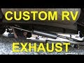 DIY CUSTOM RV EXHAUST & OIL COOLER REPLACED