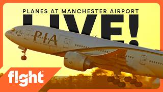 Giant A380 & PIA 777 Heavy Evening Rush! 🧡 Manchester Airport LIVE