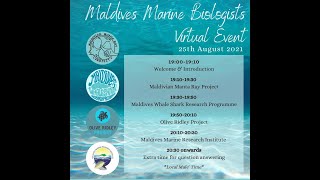 Maldives Marine Biologist Webinar Recording