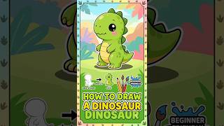 How to Draw a Cute Dinosaur Step by Step