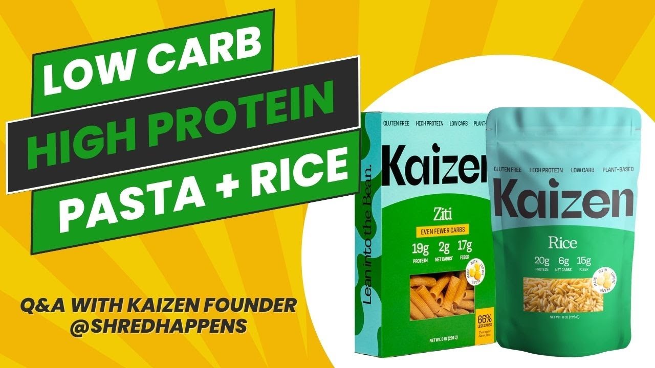 Ep 61 - The Best High Protein Low Carb Pasta and Rice in Canada - LIVE INTERVIEW